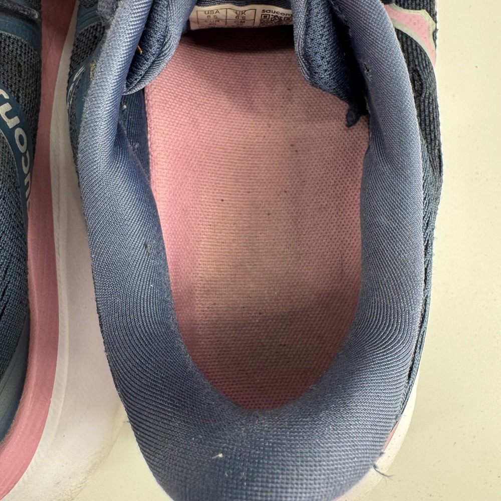 Saucony Guide 16 Running Shoes Womens 8.5 Navy Pink PWRRUN S10998-205 - Picture 12 of 16